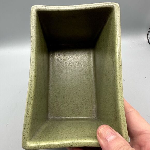 Haeger green vintage ceramic planter vase - Picture 3 of 8